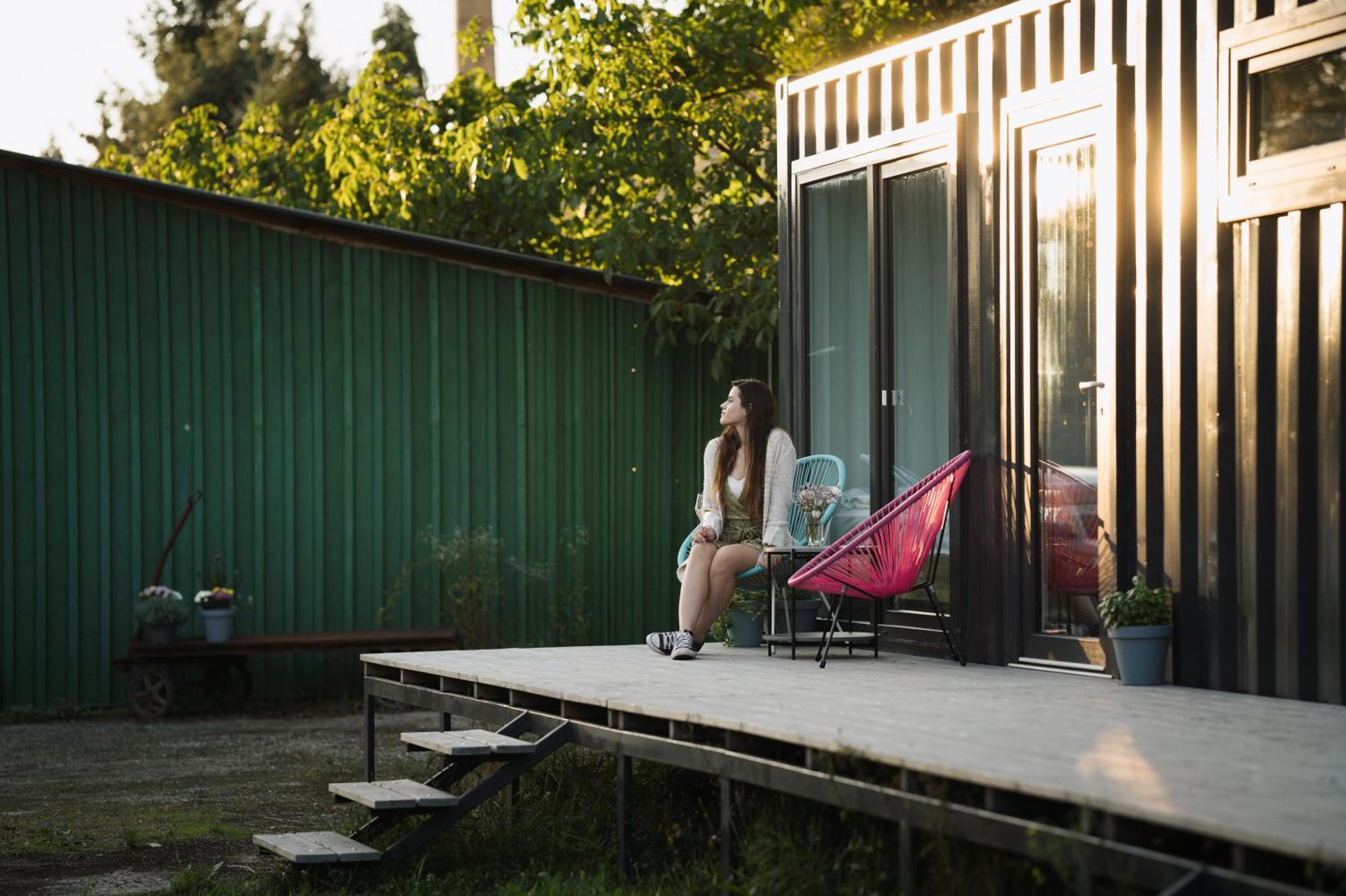 Container Apartment Decin Exterior foto